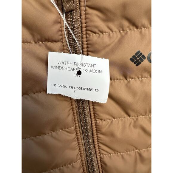 Columbia Youth Medium 10/12 Copper Puffer Jacket Coat Quilted Full Zip Lined NWT - Picture 2 of 7